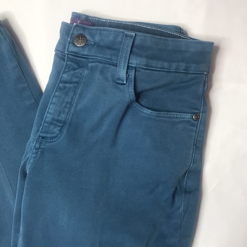 NYDJ Blue Denim Slacks - Picture 2 of 7